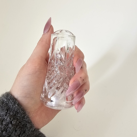 Elegant Clear Glass Salt And Pepper Shaker - Picture 1 of 7